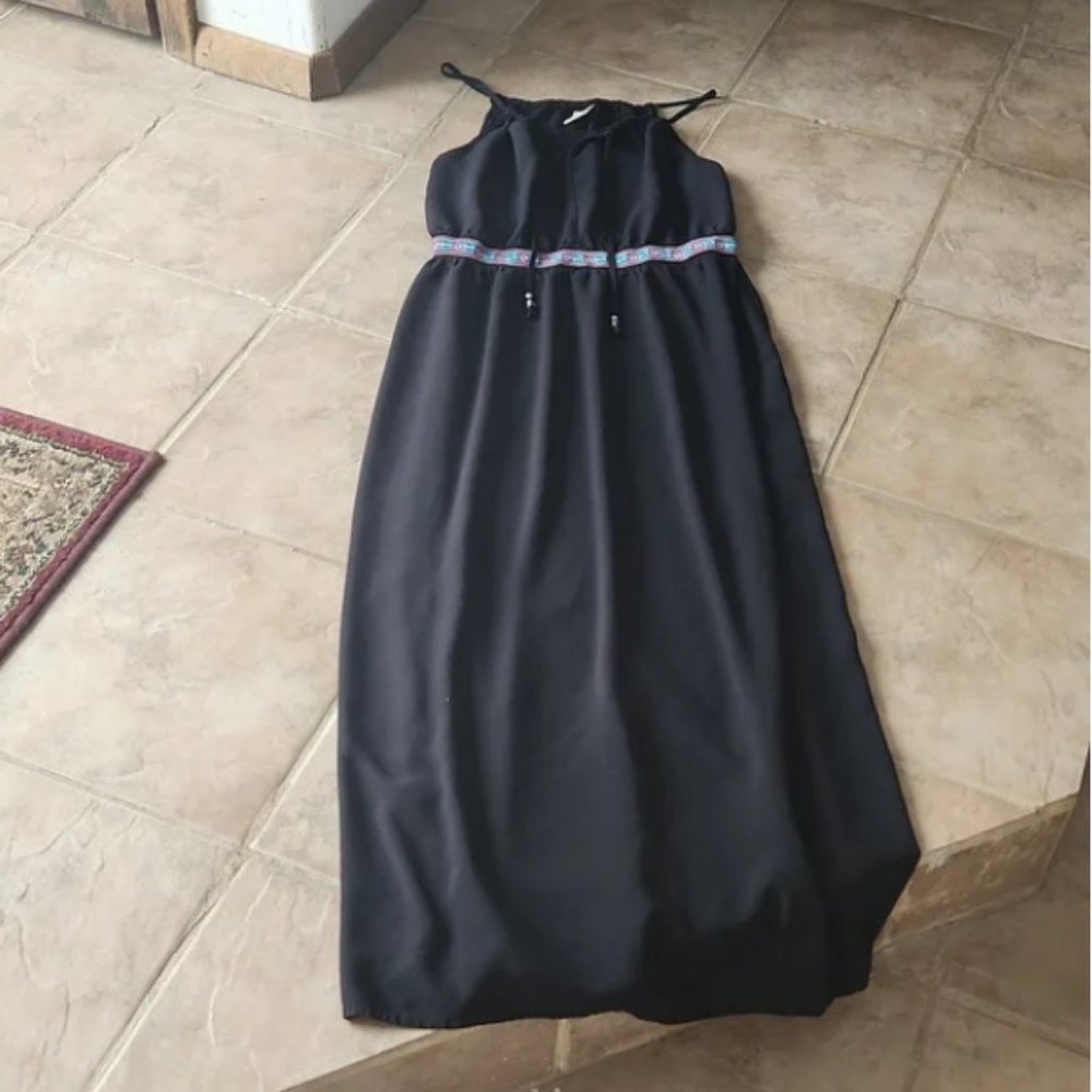 Black Halter Maxi Dress - XL 👗